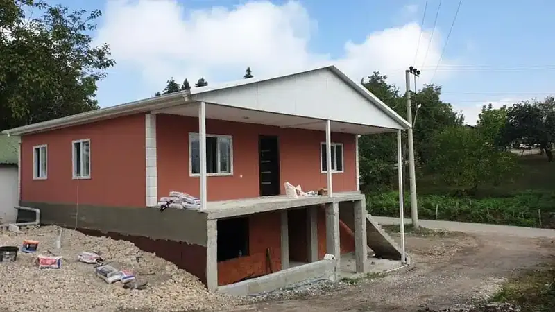 Aktaş Prefabrik Ev tamamlanan proje