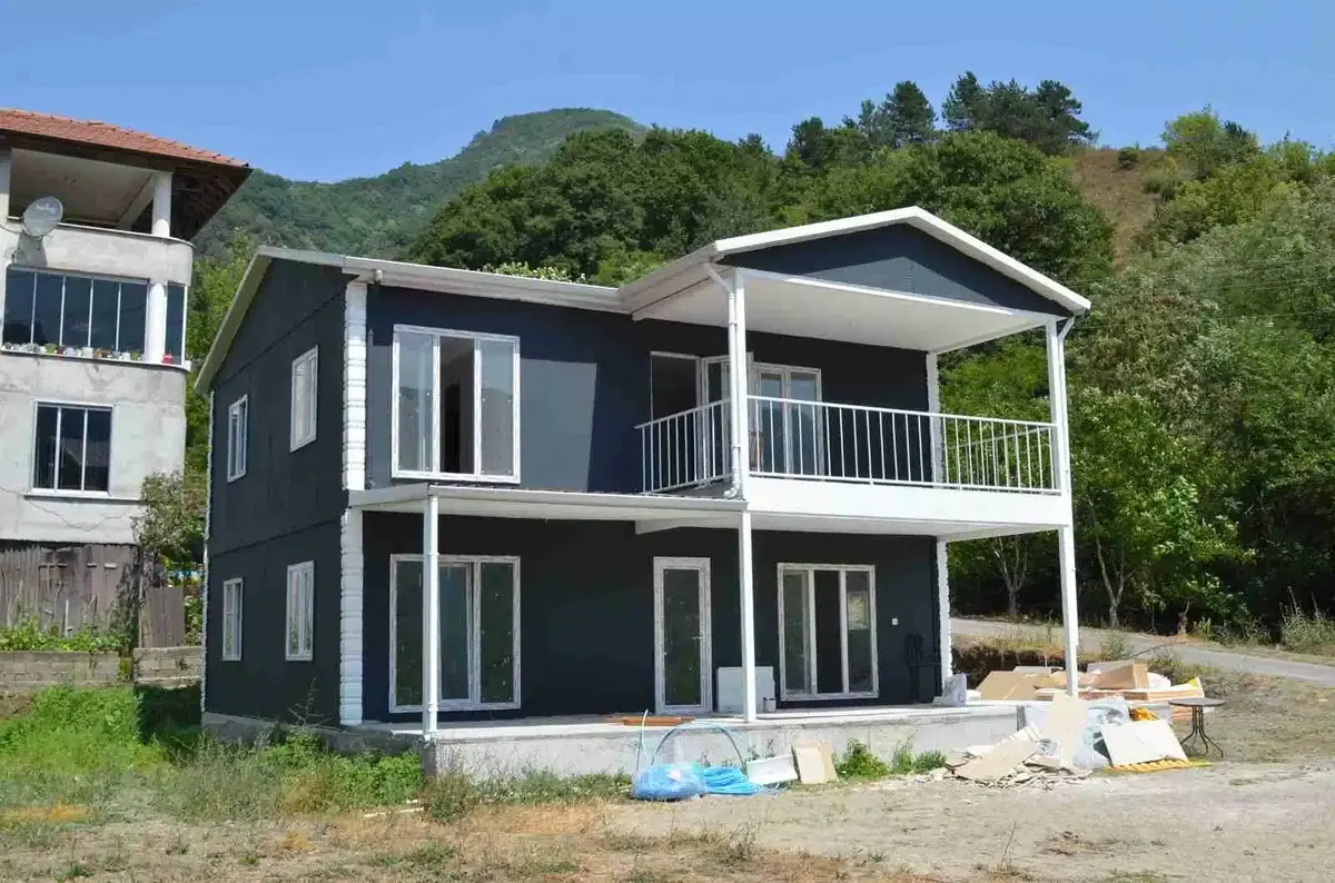 Çift Katlı Prefabrik Ev Projeleri