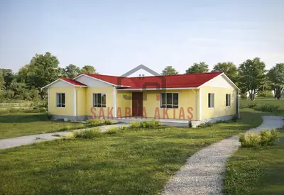 3+1 Tek Katlı Prefabrik Ev 121 m²