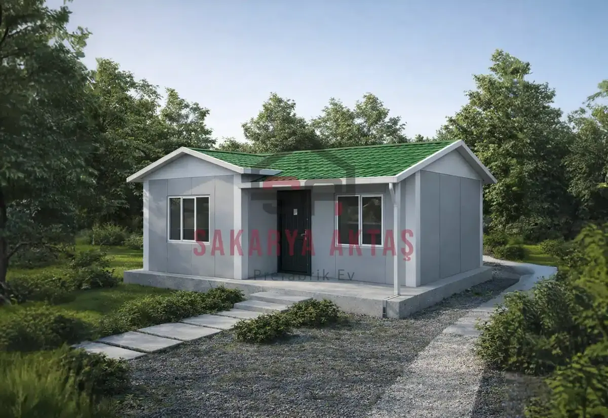 1+1 Tek Katlı Prefabrik Ev 40 m²