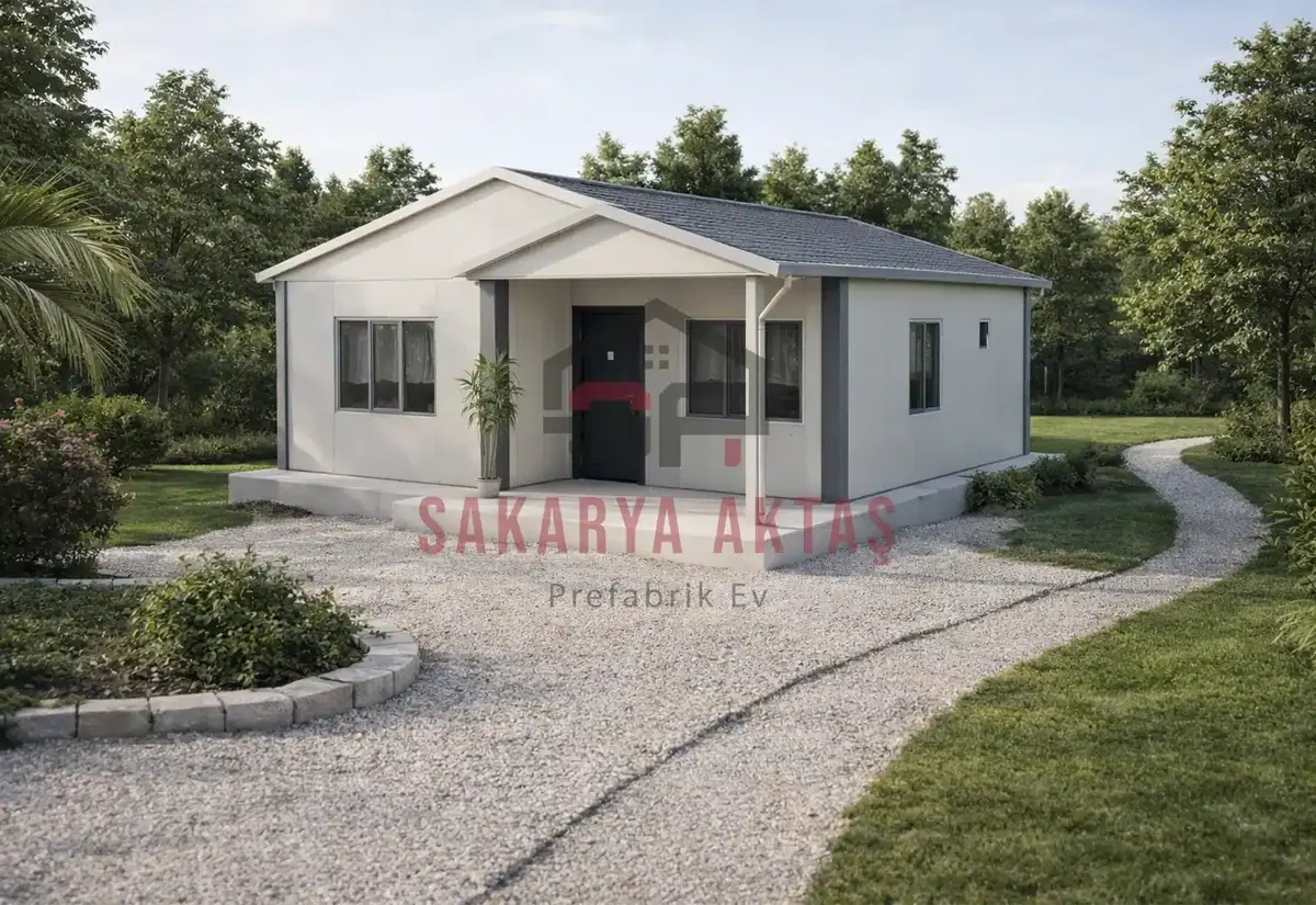 2+1 Tek Katlı Prefabrik Ev 62 m²