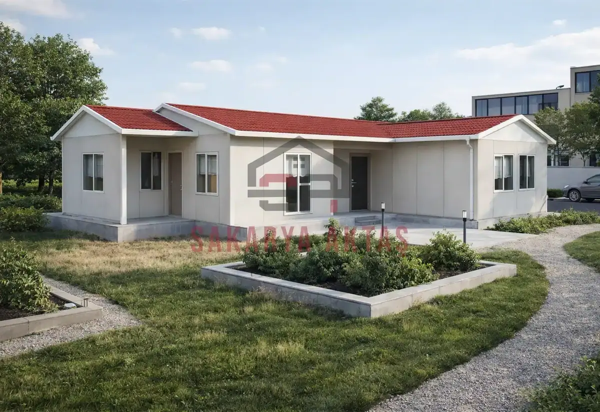 2+1 Tek Katlı Prefabrik Ev 81 m²