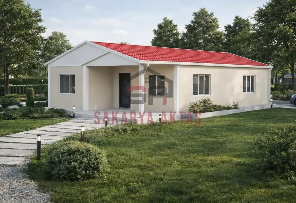 2+1 Tek Katlı Prefabrik Ev 84 m²