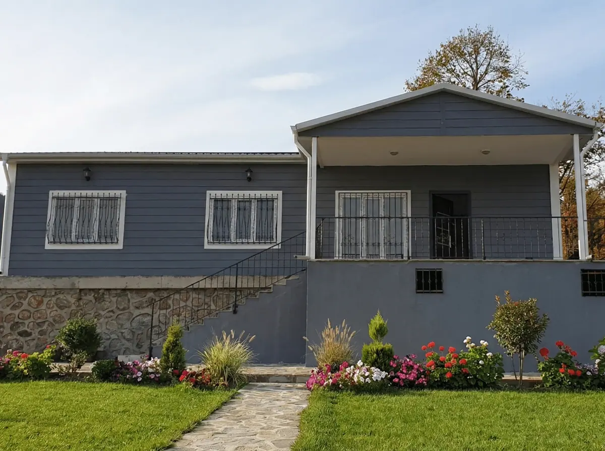 Aktaş Prefabrik Ev tamamlanan proje
