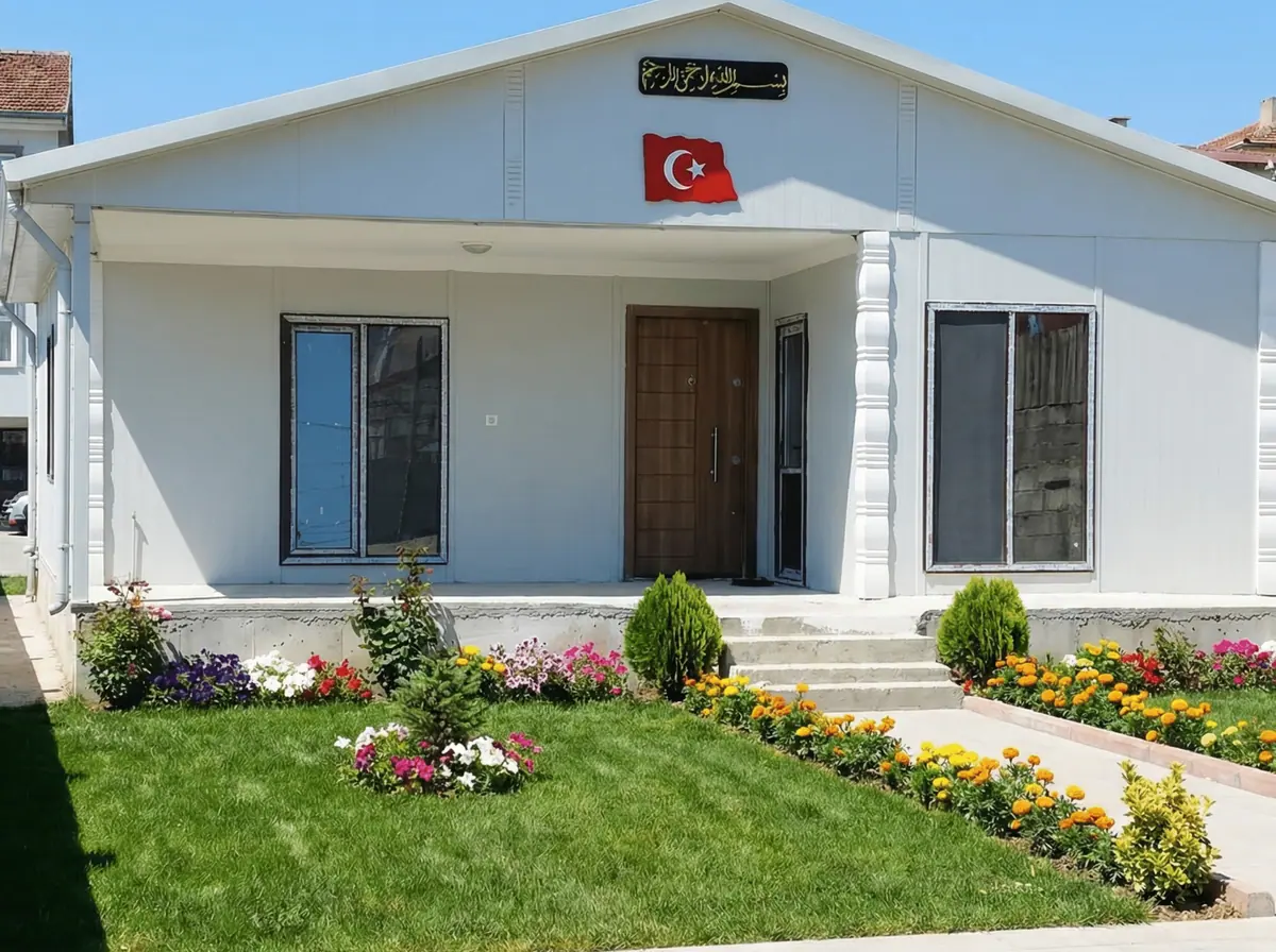 Aktaş Prefabrik Ev tamamlanan proje