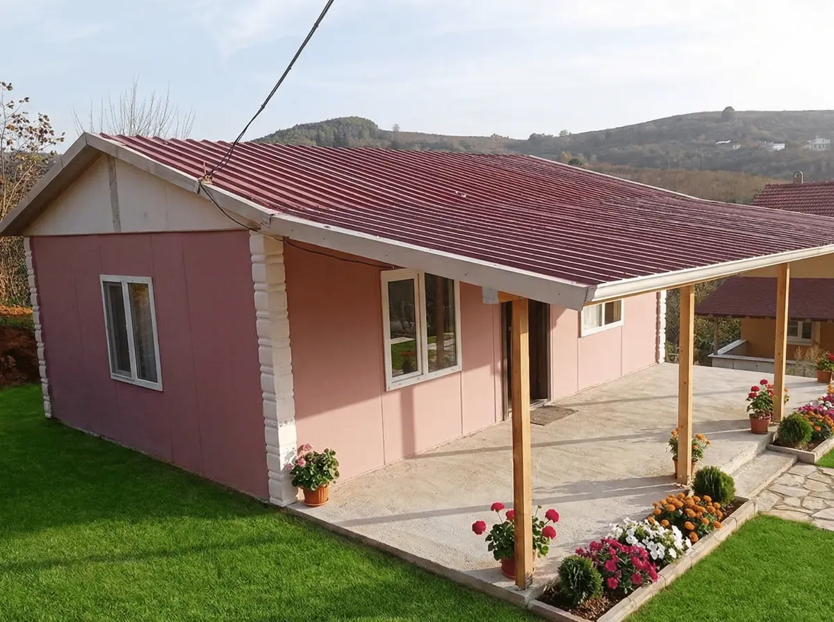 Aktaş Prefabrik Ev tamamlanan proje