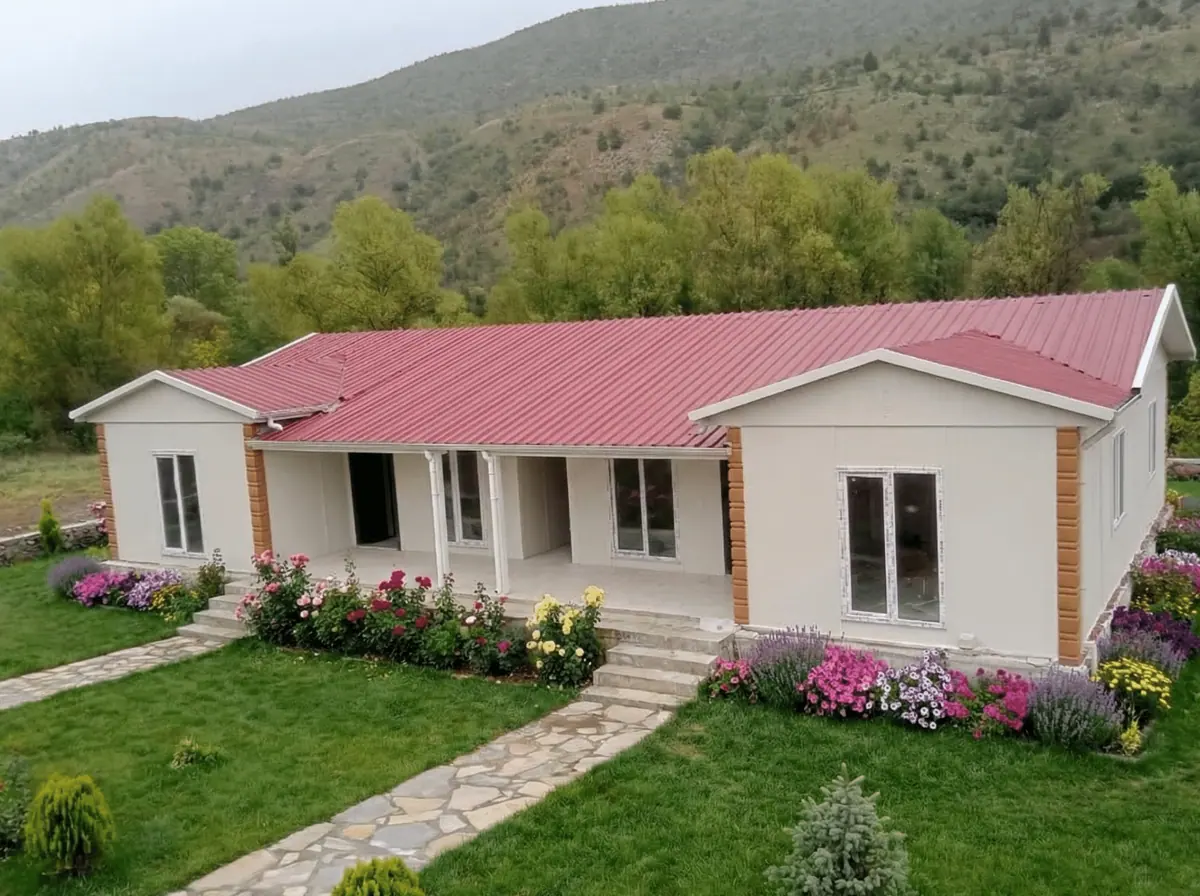 Tek Katlı Prefabrik Ev Projeleri